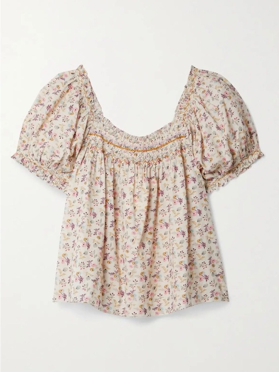 Doen Tops - Doen Portia Floral Blouse size xs